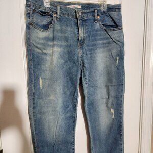 Levi's Blue Boyfriend Jeans